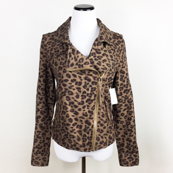 kensie leopard jacket